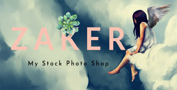 Zaker - Selling Your Stock Photos Online WordPress Theme Logo